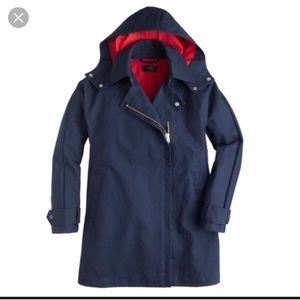 XXS J.Crew Trapeze Trench Coat